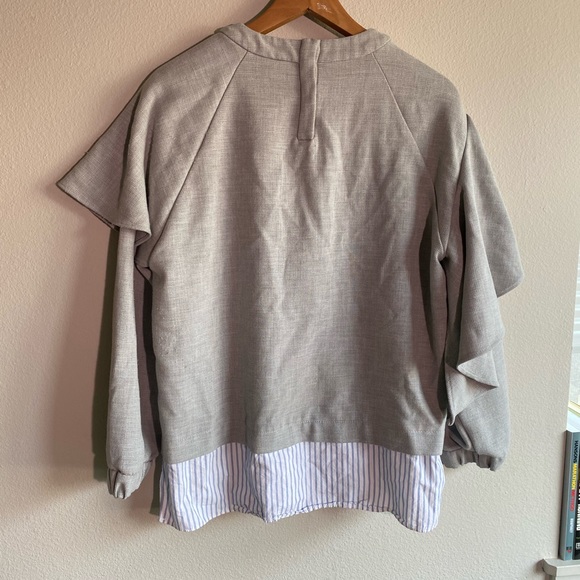 ZARA trafaluc layered dress shirt and sweater - Picture 6 of 7